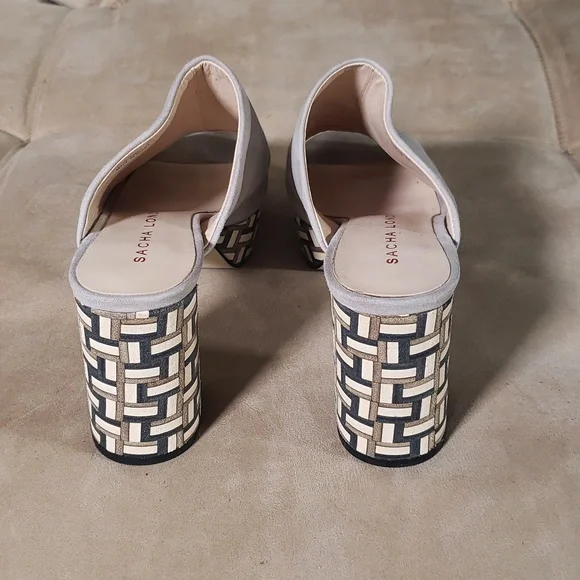 Sacha London gray suede platform clogs - Picture 6 of 6